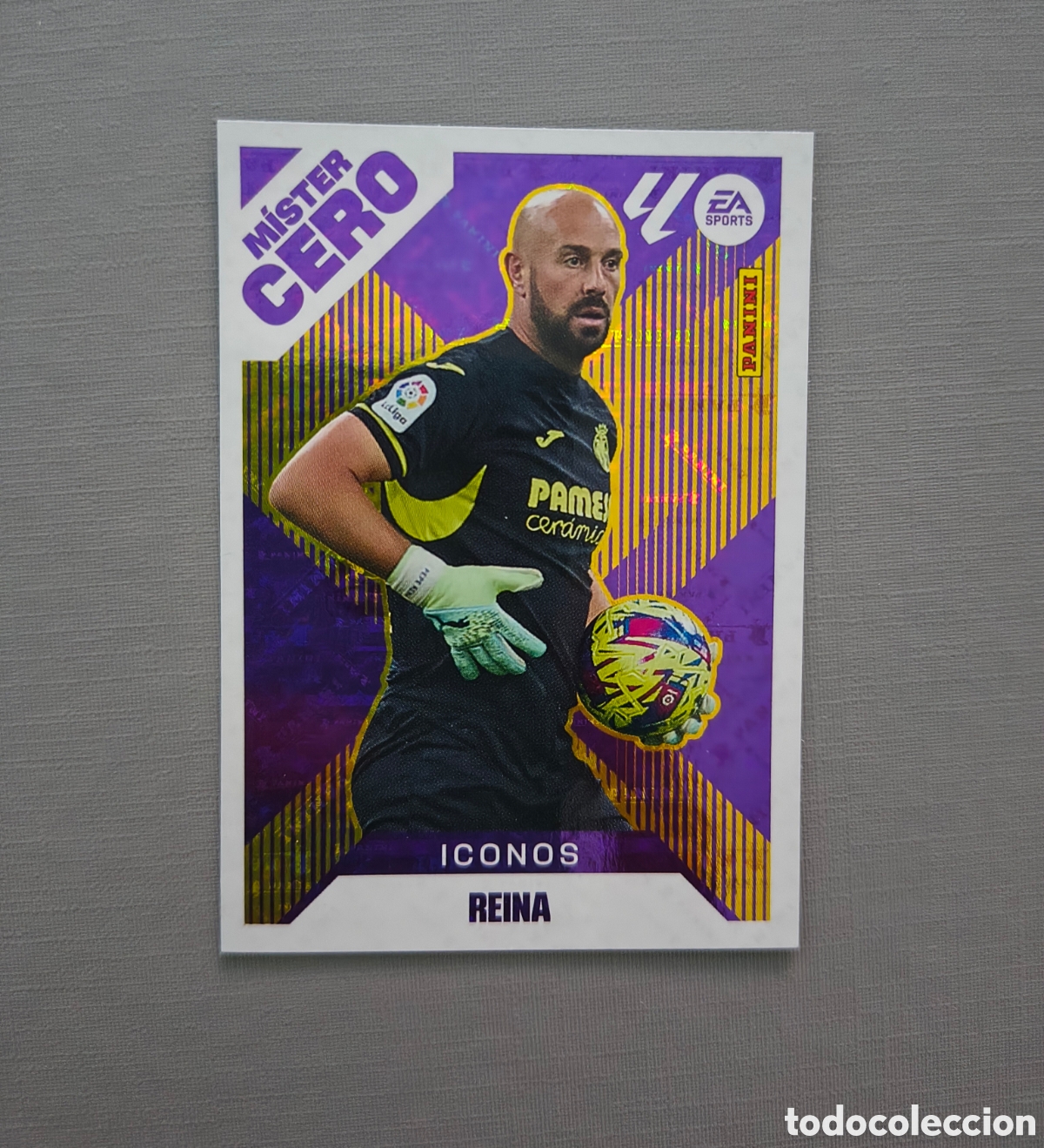 Cromos de f&uacute;tbol: LALIGA ESTE 2025 2026 EA SPORTS 25 26 ALBUM PANINI MISTER CERO N 15 &Iacute;CONOS REINA