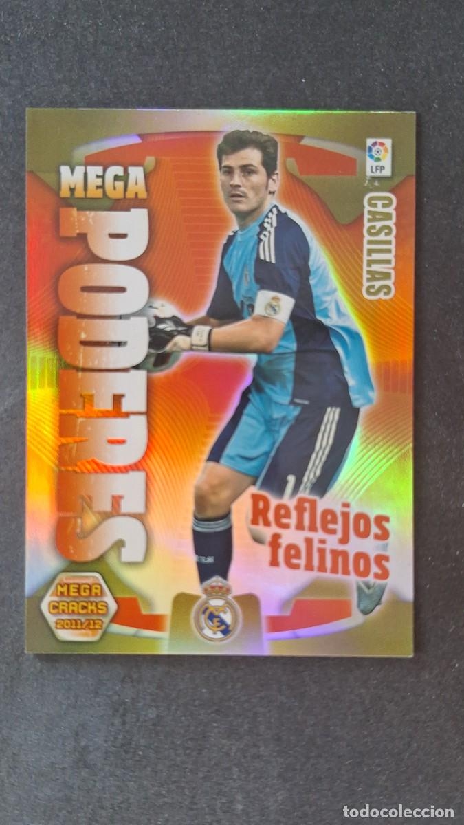 Cromos de Futebol: L2 CASILLAS REAL MADRID MEGA PODERES 372 PANINI MEGACRACKS 2011 2012 11 12