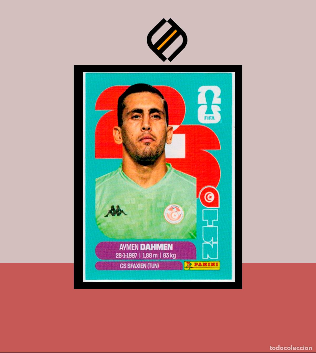 Cromos de f&uacute;tbol: PANINI FIFA CLUB WORLD CUP 2026 26 TUN 3 AYMEN DAHMEN T&Uacute;NEZ STICKER MUNDIAL MEX CAN USA LIGA