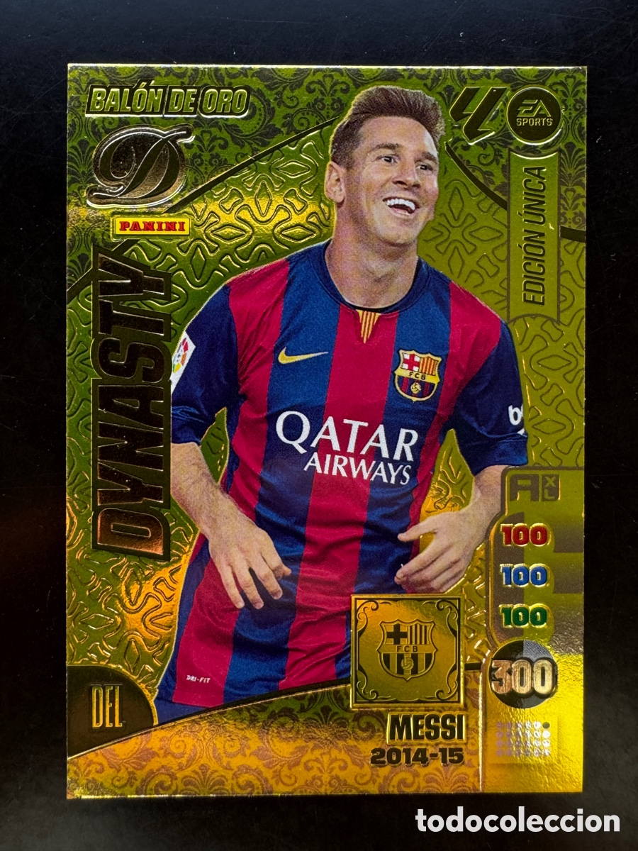 Cromos de f&uacute;tbol: Messi Dynasty 2014/15 Edici&oacute;n &Uacute;nica Adrenalyn 2024/25 Barcelona