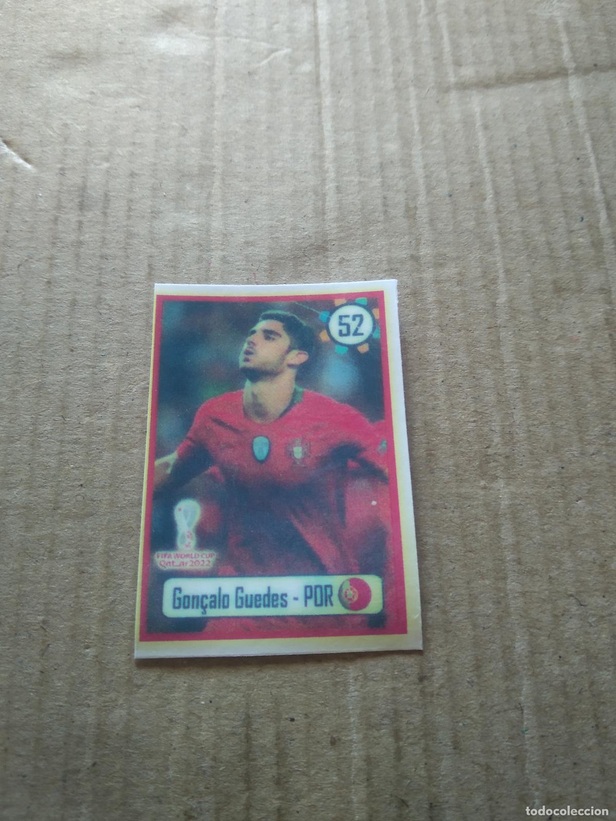 Cromos de f&uacute;tbol: 52 GON&Ccedil;ALO GUEDES PORTUGAL CROMO FUTBOL MUNDIAL 2022 WORLD CUP EDITADO EN BRASIL