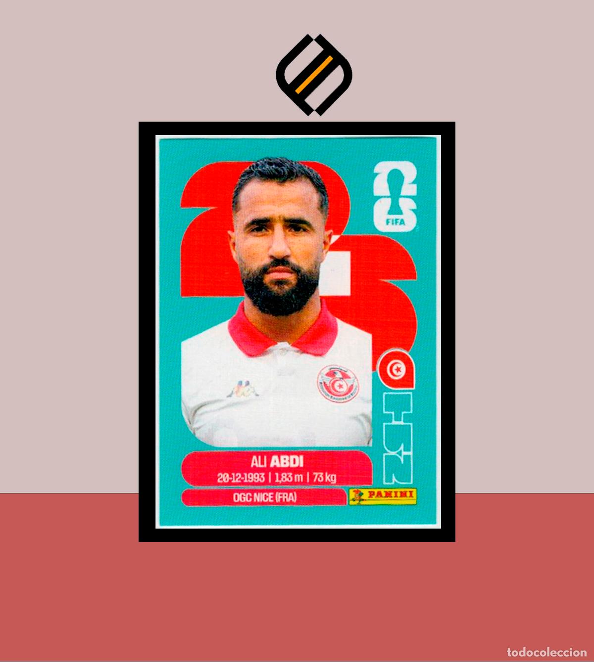 Cromos de f&uacute;tbol: PANINI FIFA CLUB WORLD CUP 2026 26 TUN 7 ALI ABDI T&Uacute;NEZ STICKER MUNDIAL MEX CAN USA LIGA