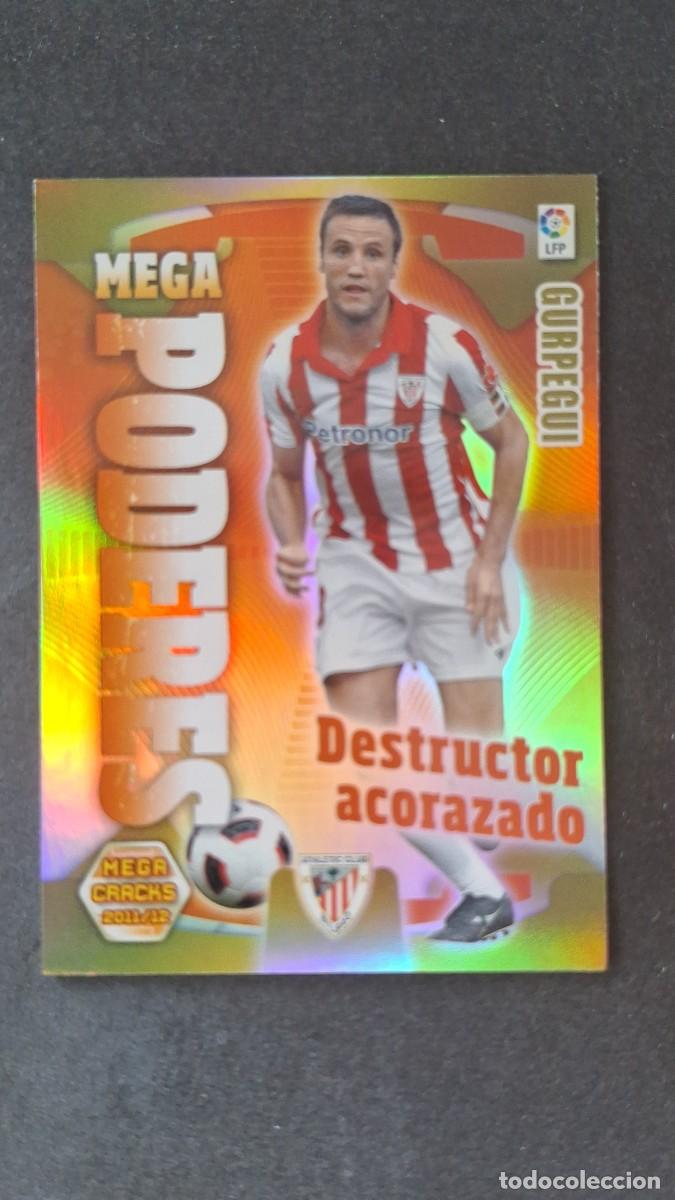 Cromos de Futebol: L2 GURPEGUI ATHLETIC CLUB DE BILBAO MEGA PODERES 382 PANINI MEGACRACKS 2011 2012 11 12