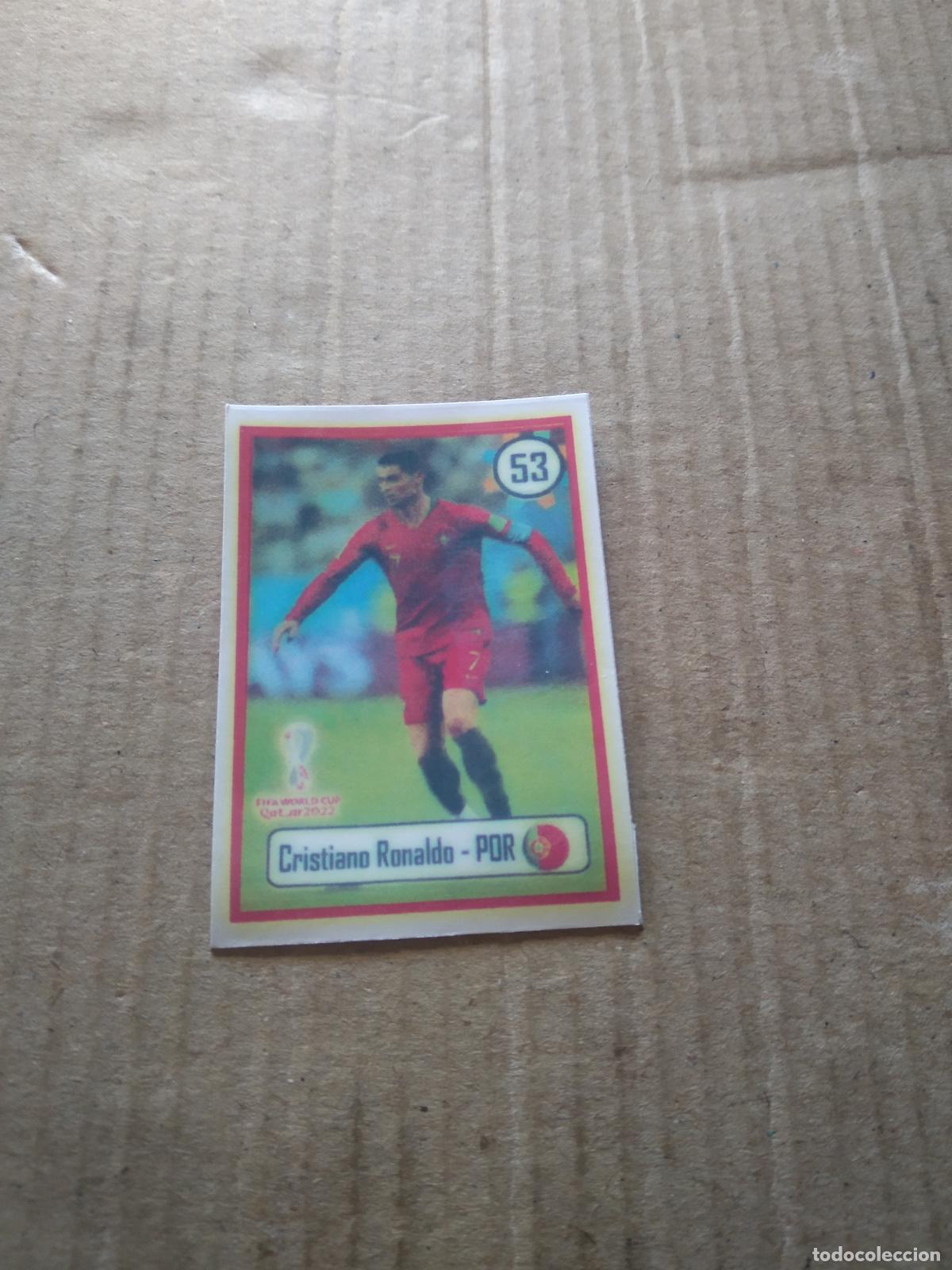 Cromos de f&uacute;tbol: 53 CRISTIANO RONALDO PORTUGAL CROMO FUTBOL MUNDIAL 2022 WORLD CUP EDITADO EN BRASIL