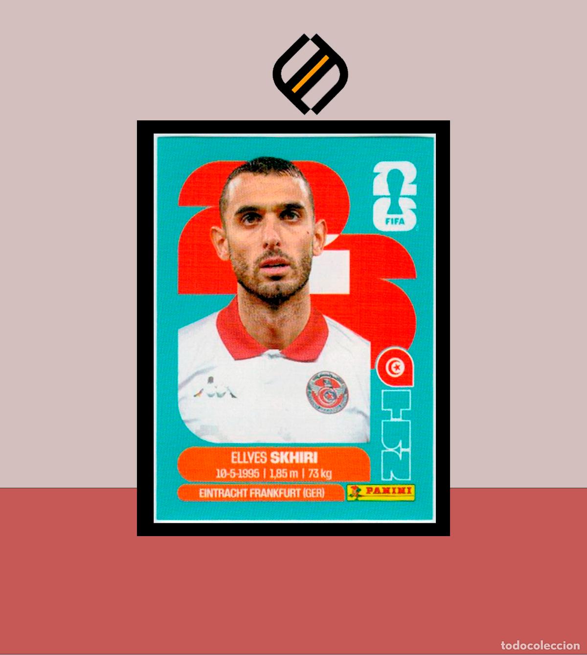 Cromos de f&uacute;tbol: PANINI FIFA CLUB WORLD CUP 2026 26 TUN 9 ELLYES SKHIRI T&Uacute;NEZ STICKER MUNDIAL MEX CAN USA LIGA
