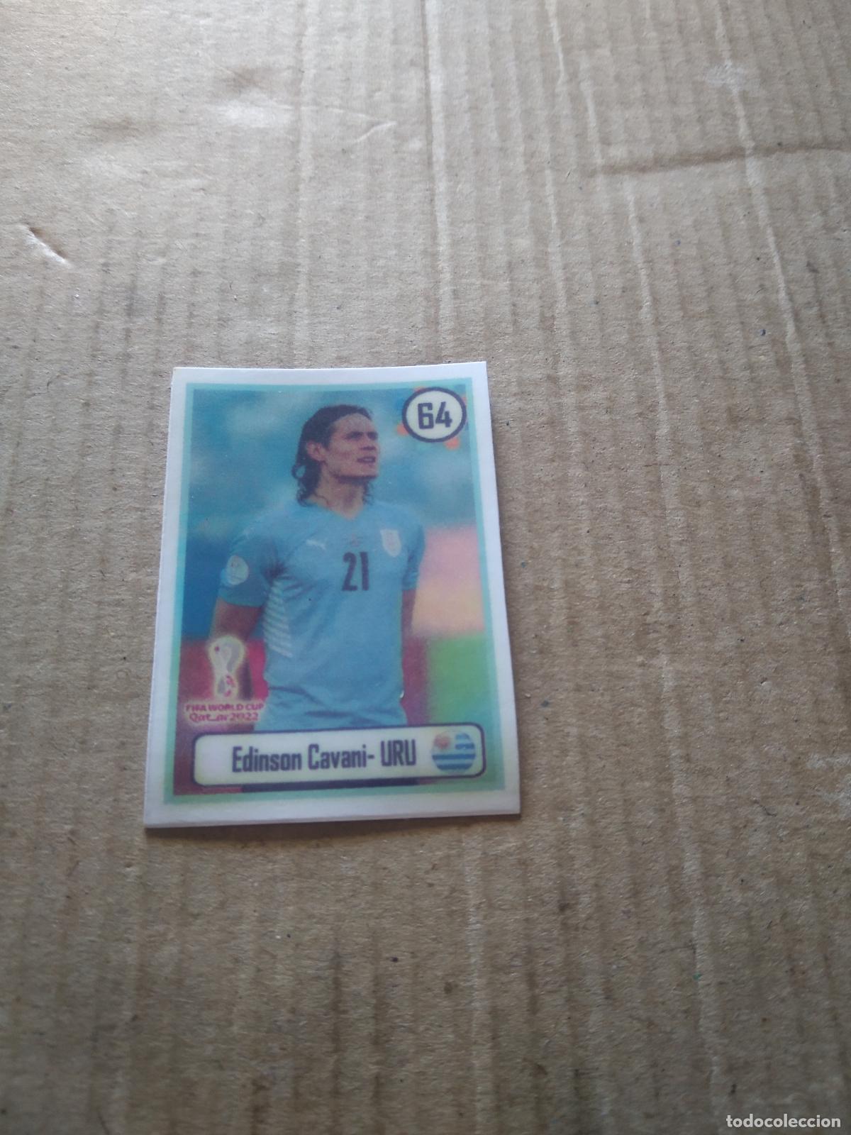 Cromos de f&uacute;tbol: 64 CAVANI URUGUAY CROMO FUTBOL MUNDIAL 2022 WORLD CUP EDITADO EN BRASIL