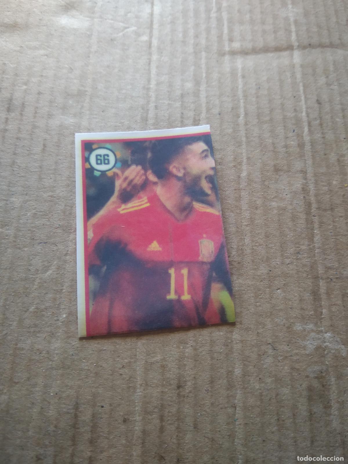 Cromos de f&uacute;tbol: 66 EQUIPO PLANTILLA ESPA&Ntilde;A CROMO FUTBOL MUNDIAL 2022 WORLD CUP EDITADO EN BRASIL