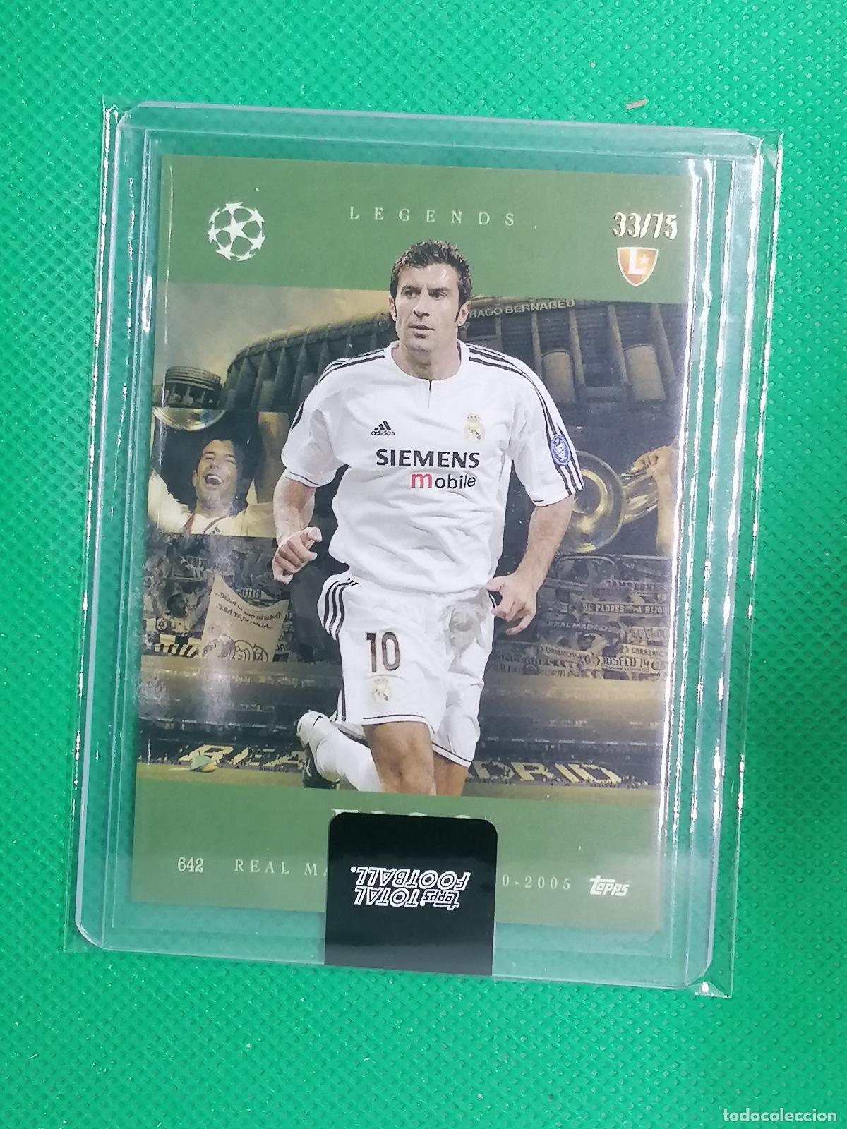 Cromos de f&uacute;tbol: FIGO REAL MADRID LEGENDS /75 ⚽ TTF TOPPS TOTAL FOOTBALL 25 26 2025 2026 ⚽
