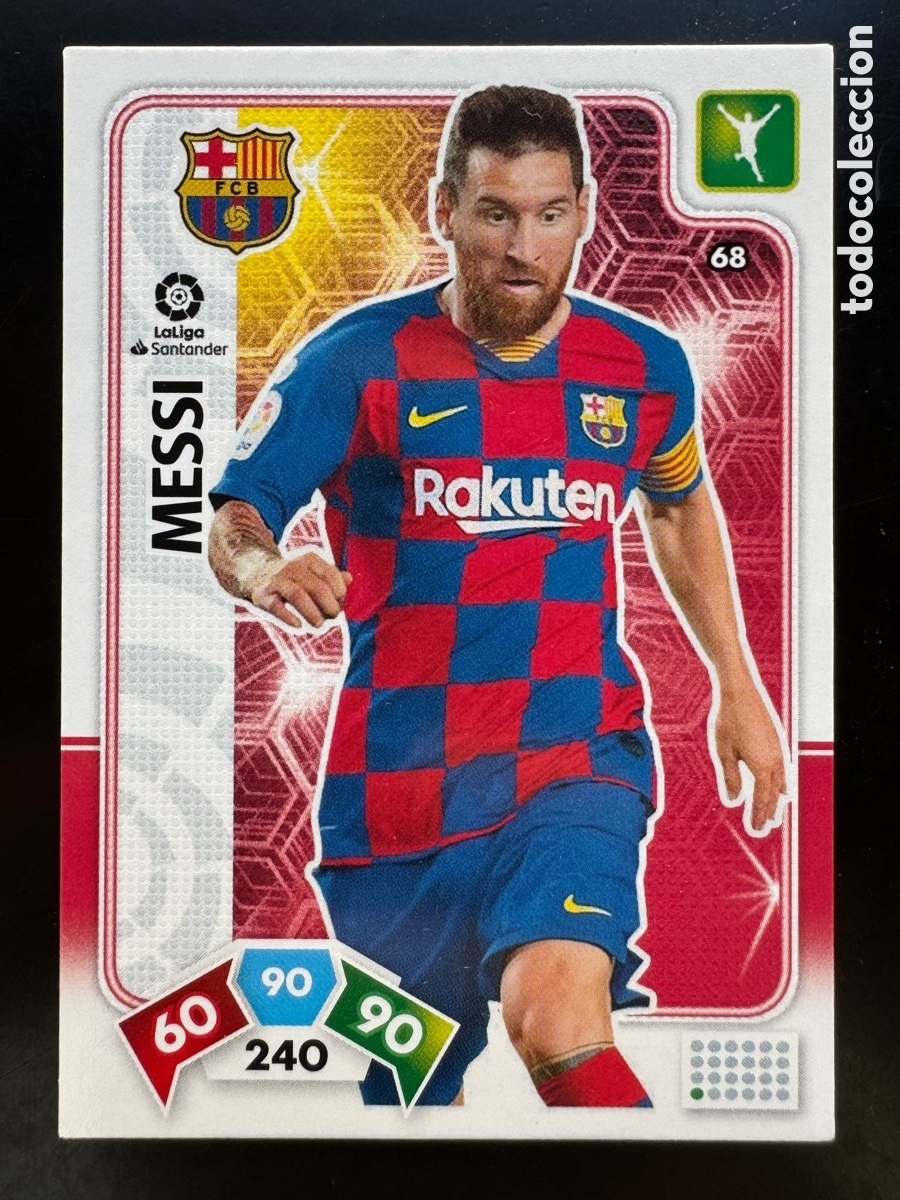 Cromos de f&uacute;tbol: Messi 68 Barcelona Adrenalyn 2019/20