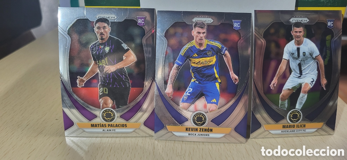Cromos de f&uacute;tbol: CROMOS MATIAS PALACIOS KEVIN ZENON MARIO ILICH FIFA CLUB WORLD CUP 2025 PANINI