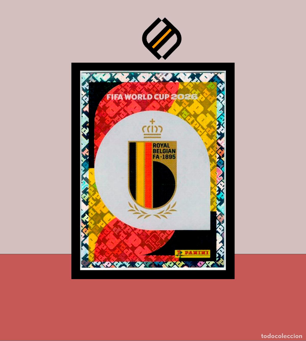 Cartes &agrave; collectionner de Football: PANINI FIFA CLUB WORLD CUP 2026 26 BEL 1 ESCUDO B&Eacute;LGICA STICKER MUNDIAL MEX CAN USA LIGA