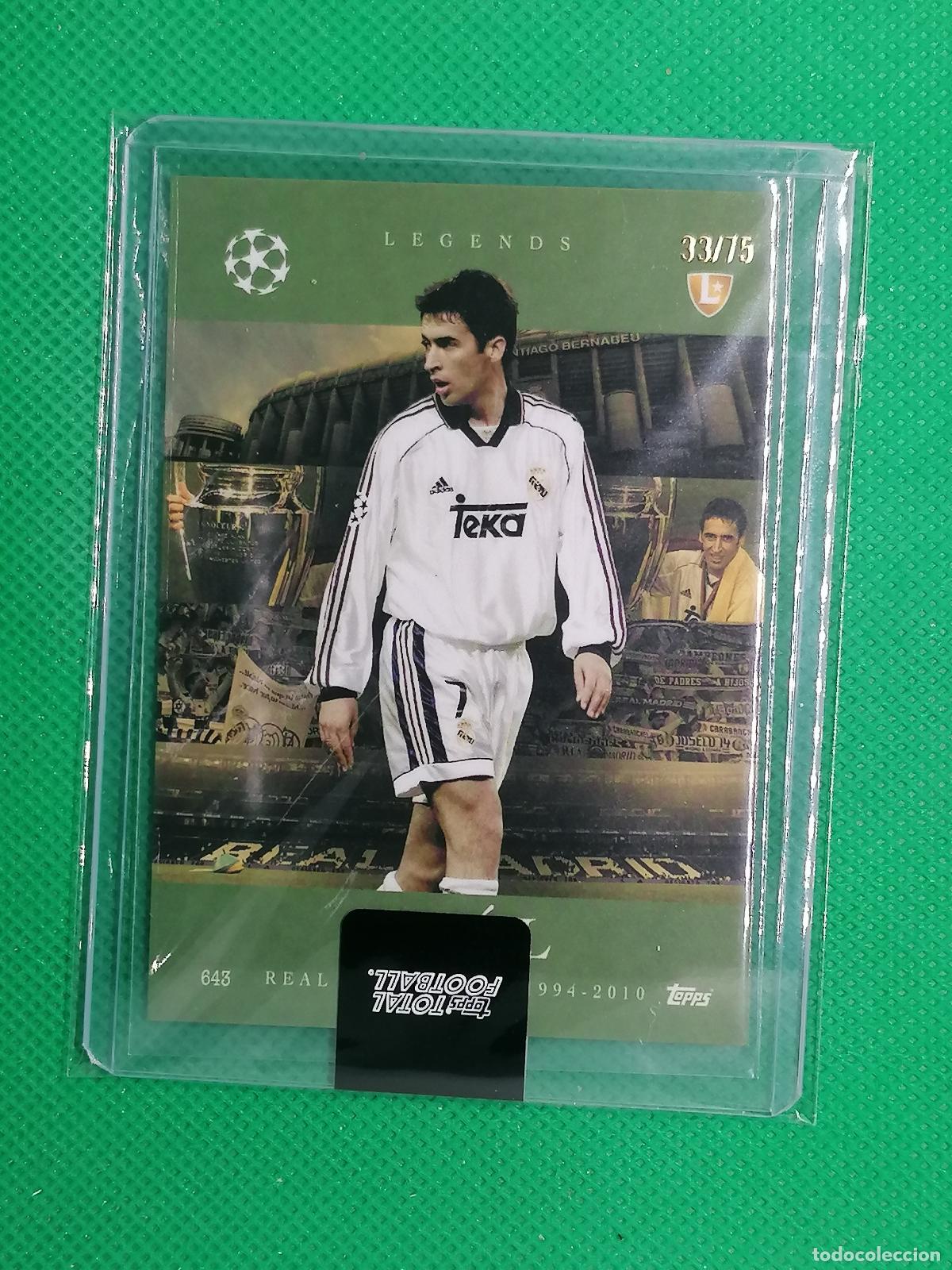 Cartes &agrave; collectionner de Football: RAUL REAL MADRID LEGENDS /75 ⚽ TTF TOPPS TOTAL FOOTBALL 25 26 2025 2026 ⚽