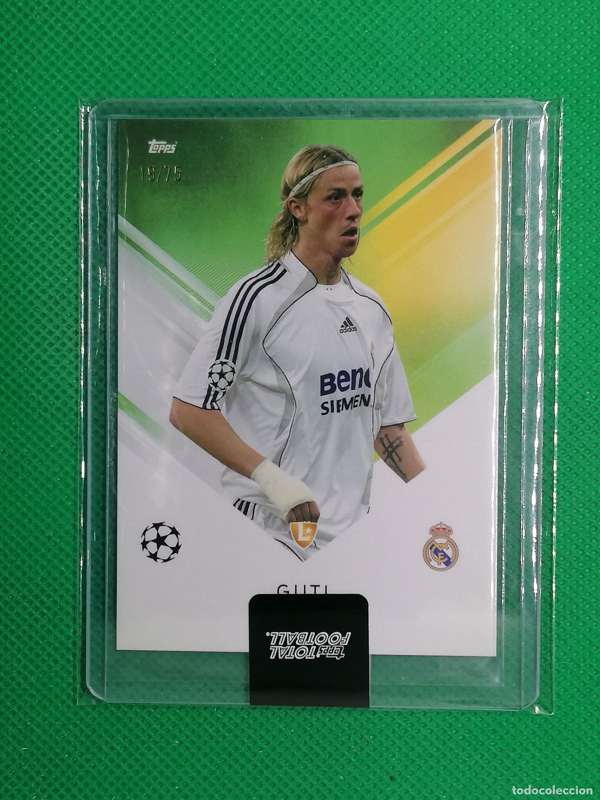 Cartes &agrave; collectionner de Football: GUTI REAL MADRID /75 ⚽ TTF TOPPS TOTAL FOOTBALL 25 26 2025 2026 ⚽