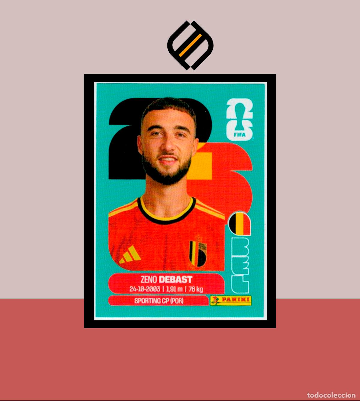 Cromos de f&uacute;tbol: PANINI FIFA CLUB WORLD CUP 2026 26 BEL 5 ZENO DEBAST B&Eacute;LGICA STICKER MUNDIAL MEX CAN USA LIGA