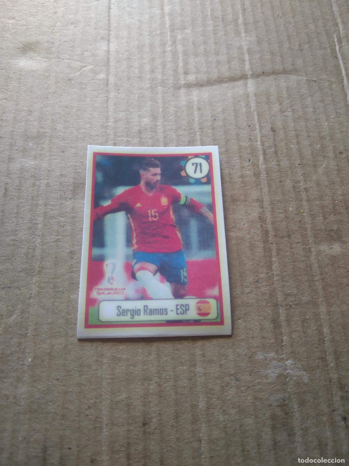 Cromos de f&uacute;tbol: 71 ramos ESPA&Ntilde;A CROMO FUTBOL MUNDIAL 2022 WORLD CUP EDITADO EN BRASIL