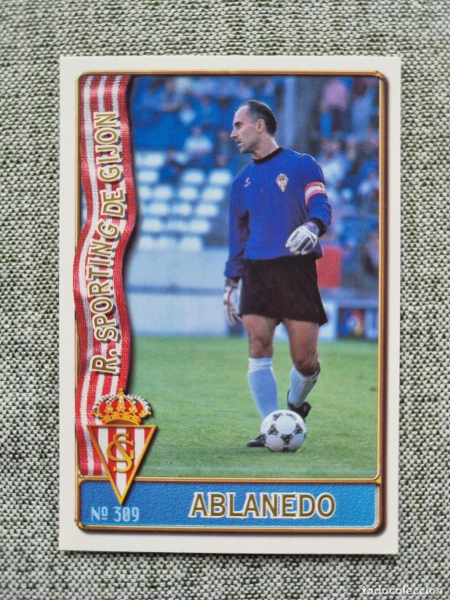 Cromos de f&uacute;tbol: 309 ABLANEDO (Sporting de Gij&oacute;n). Las Fichas de la Liga 1996 1997 96 97 (Mundicromo)