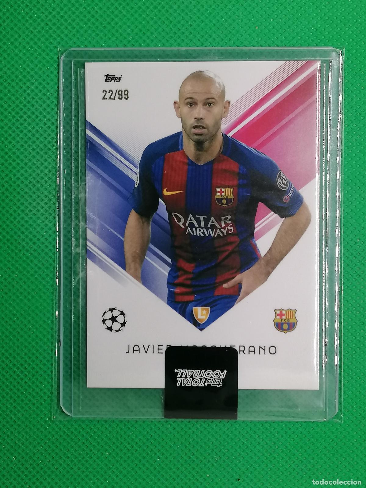 Cromos de f&uacute;tbol: JAVIER MASCHERANO BARCELONA /99 ⚽ TTF TOPPS TOTAL FOOTBALL 25 26 2025 2026 ⚽