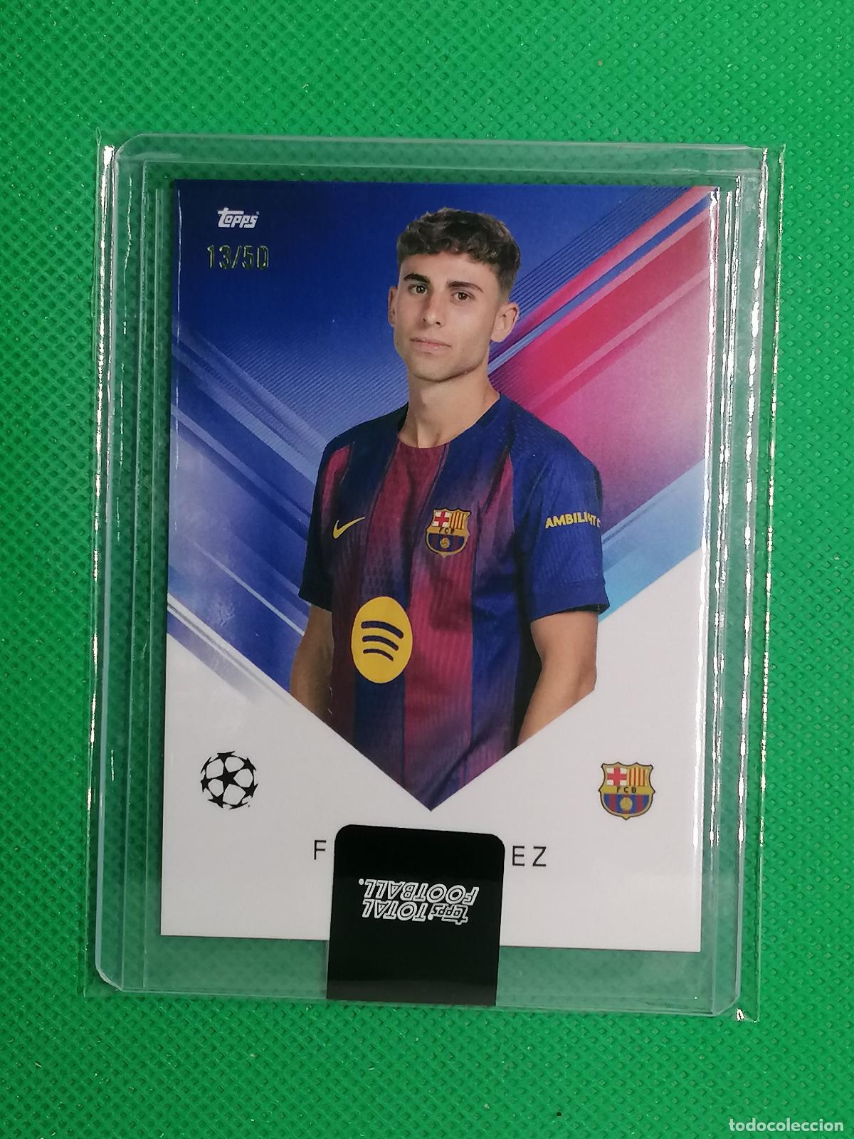 Fu&szlig;ball-Sticker: FERMIN LOPEZ BARCELONA BASE CARD /50 ⚽ TTF TOPPS TOTAL FOOTBALL 25 26 2025 2026 ⚽