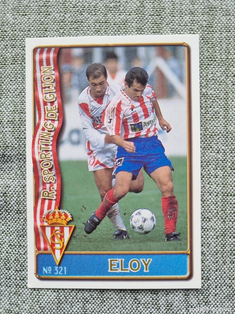 Fu&szlig;ball-Sticker: 321 ELOY (Sporting de Gij&oacute;n). Las Fichas de la Liga 1996 1997 96 97 (Mundicromo)