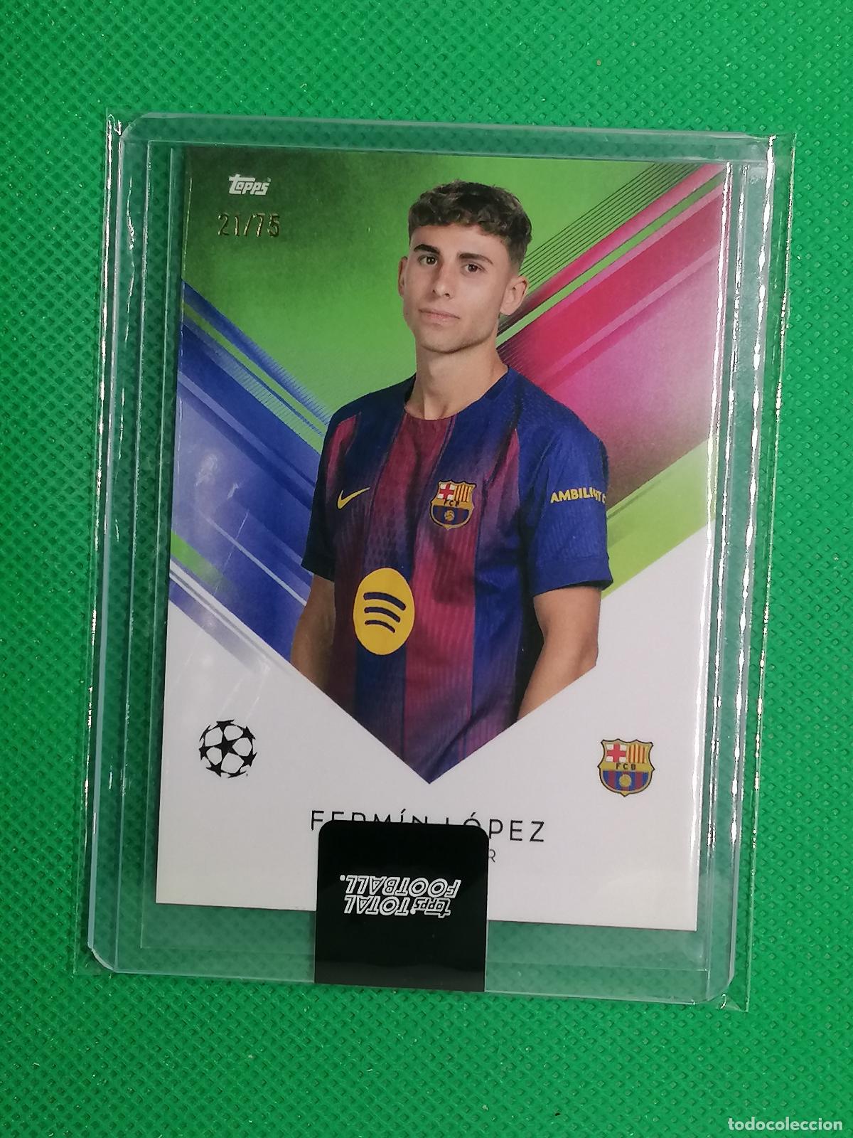 Fu&szlig;ball-Sticker: FERMIN LOPEZ BARCELONA BASE CARD /75 ⚽ TTF TOPPS TOTAL FOOTBALL 25 26 2025 2026 ⚽