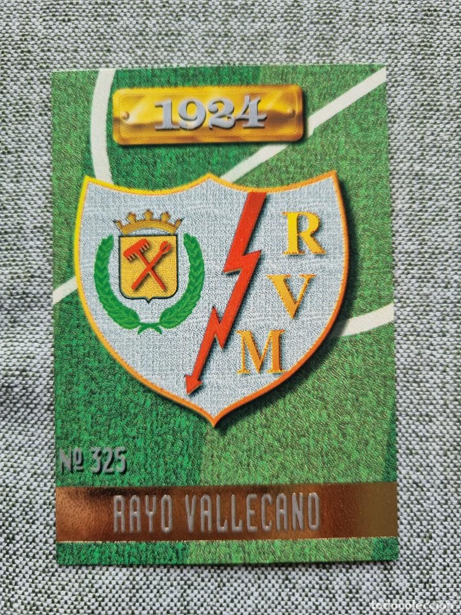 Football Stickers: 325 ESCUDO (Rayo Vallecano). Las Fichas de la Liga 1996 1997 96 97 (Mundicromo)