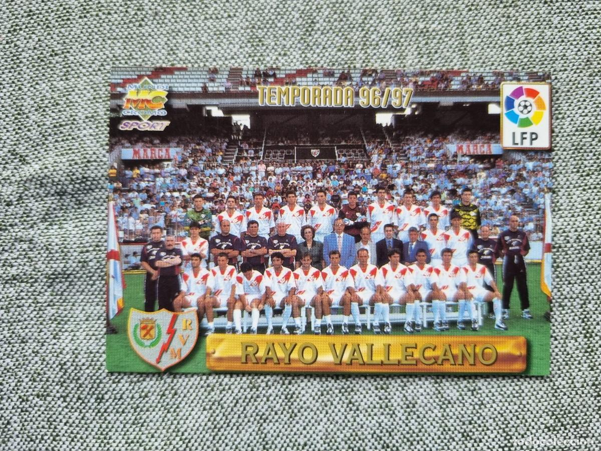Football Stickers: 325 PLANTILLA (Rayo Vallecano). Las Fichas de la Liga 1996 1997 96 97 (Mundicromo)