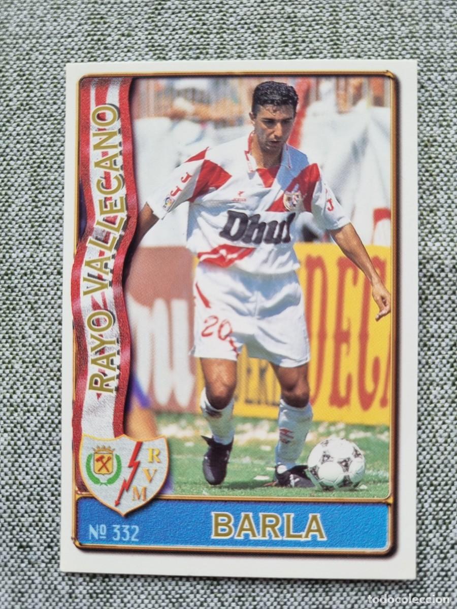 Cartes &agrave; collectionner de Football: 332 BARLA (Rayo Vallecano). Las Fichas de la Liga 1996 1997 96 97 (Mundicromo)