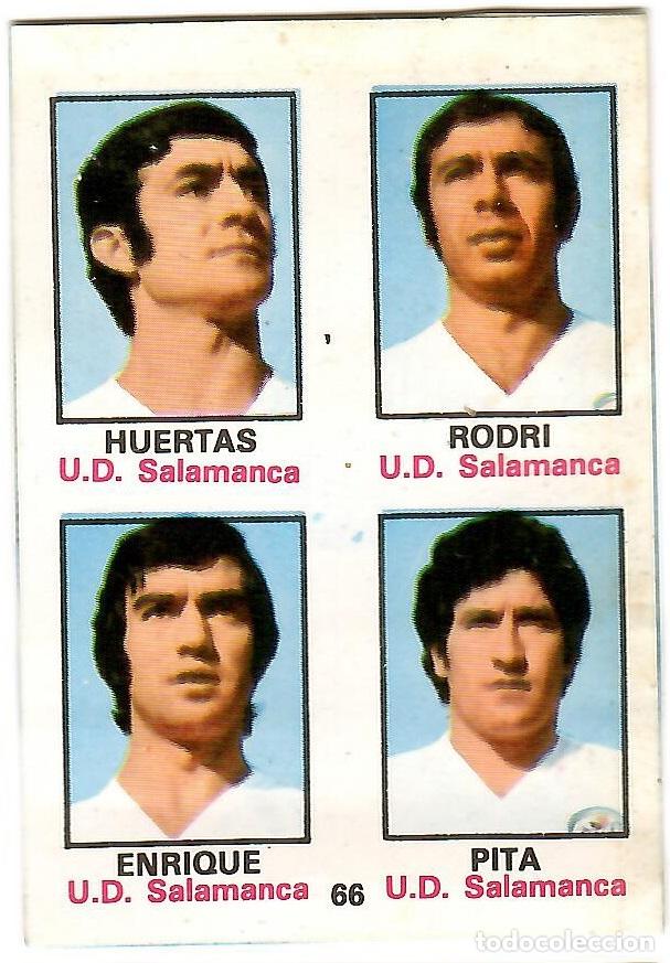 Cartes &agrave; collectionner de Football: Adhesivo n&ordm; 66 del album de futbol 1974-75, FHER (U.D. Salamanca)