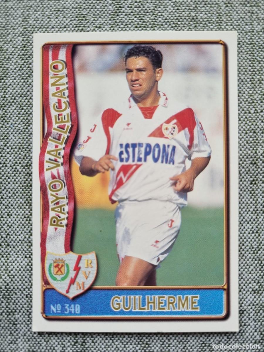 Cartes &agrave; collectionner de Football: 340 GUILHERME (Rayo Vallecano). Las Fichas de la Liga 1996 1997 96 97 (Mundicromo)