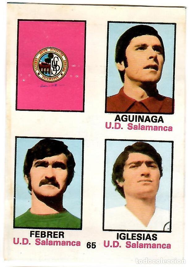 Cartes &agrave; collectionner de Football: Adhesivo n&ordm; 65 del album de futbol 1974-75, FHER (U.D. Salamanca)