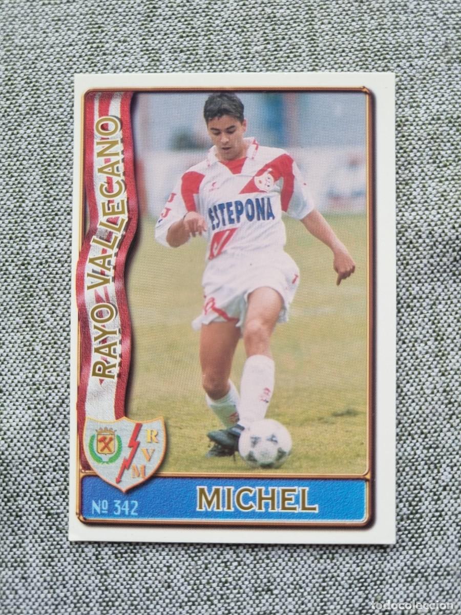 Cartes &agrave; collectionner de Football: 342 MICHEL (Rayo Vallecano). Las Fichas de la Liga 1996 1997 96 97 (Mundicromo)