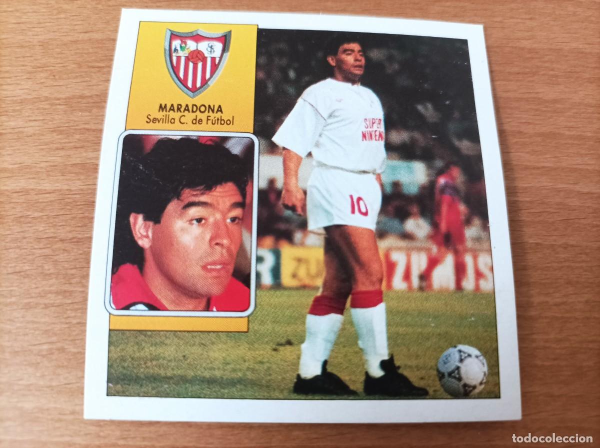 Cartes &agrave; collectionner de Football: ESTE COLOCA 1992 1993 92 93 MARADONA (SEVILLA) - DESPEGADO