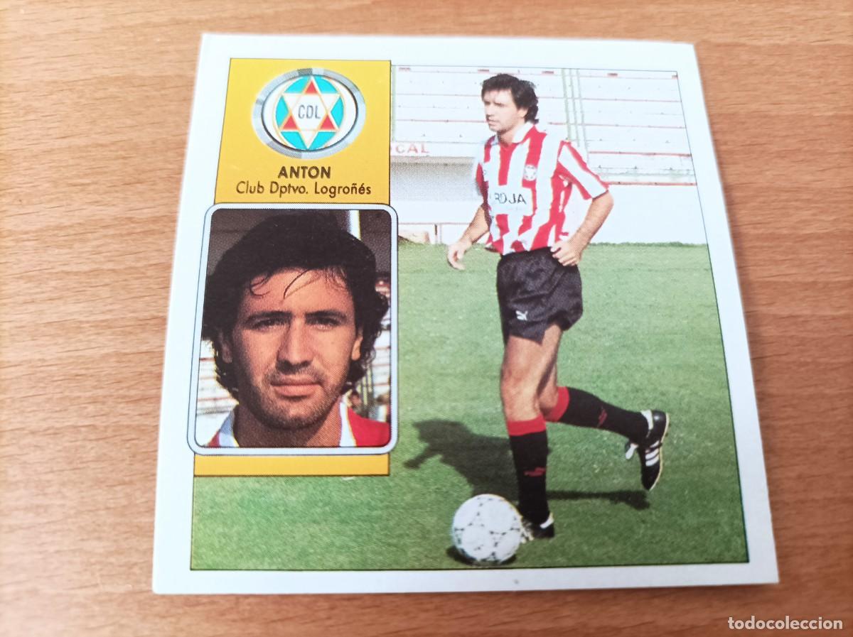 Cromos de f&uacute;tbol: ESTE 1991 1992 91 92 ANTON (LOGRO&Ntilde;ES) - DESPEGADO