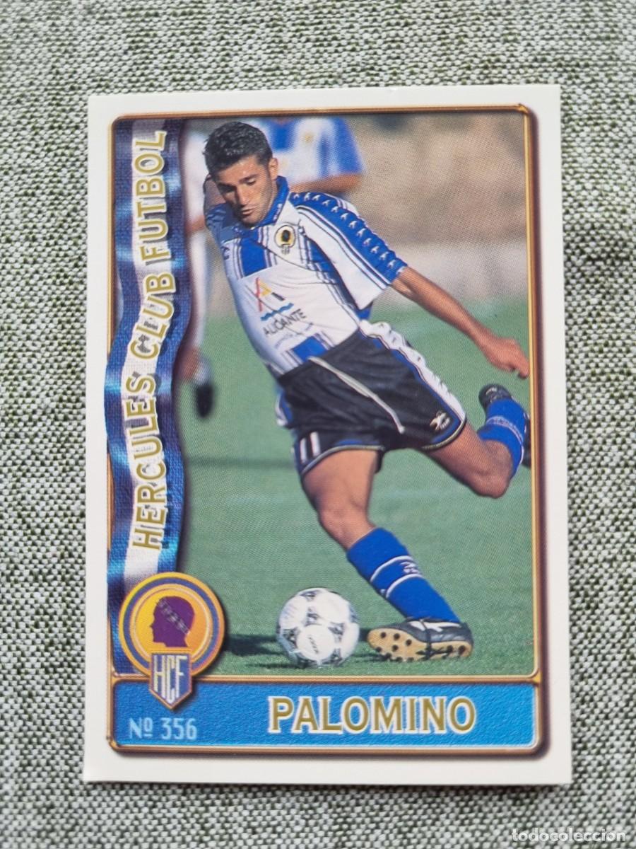 Cromos de f&uacute;tbol: 356 PALOMINO (H&eacute;rcules CF). Las Fichas de la Liga 1996 1997 96 97 (Mundicromo)