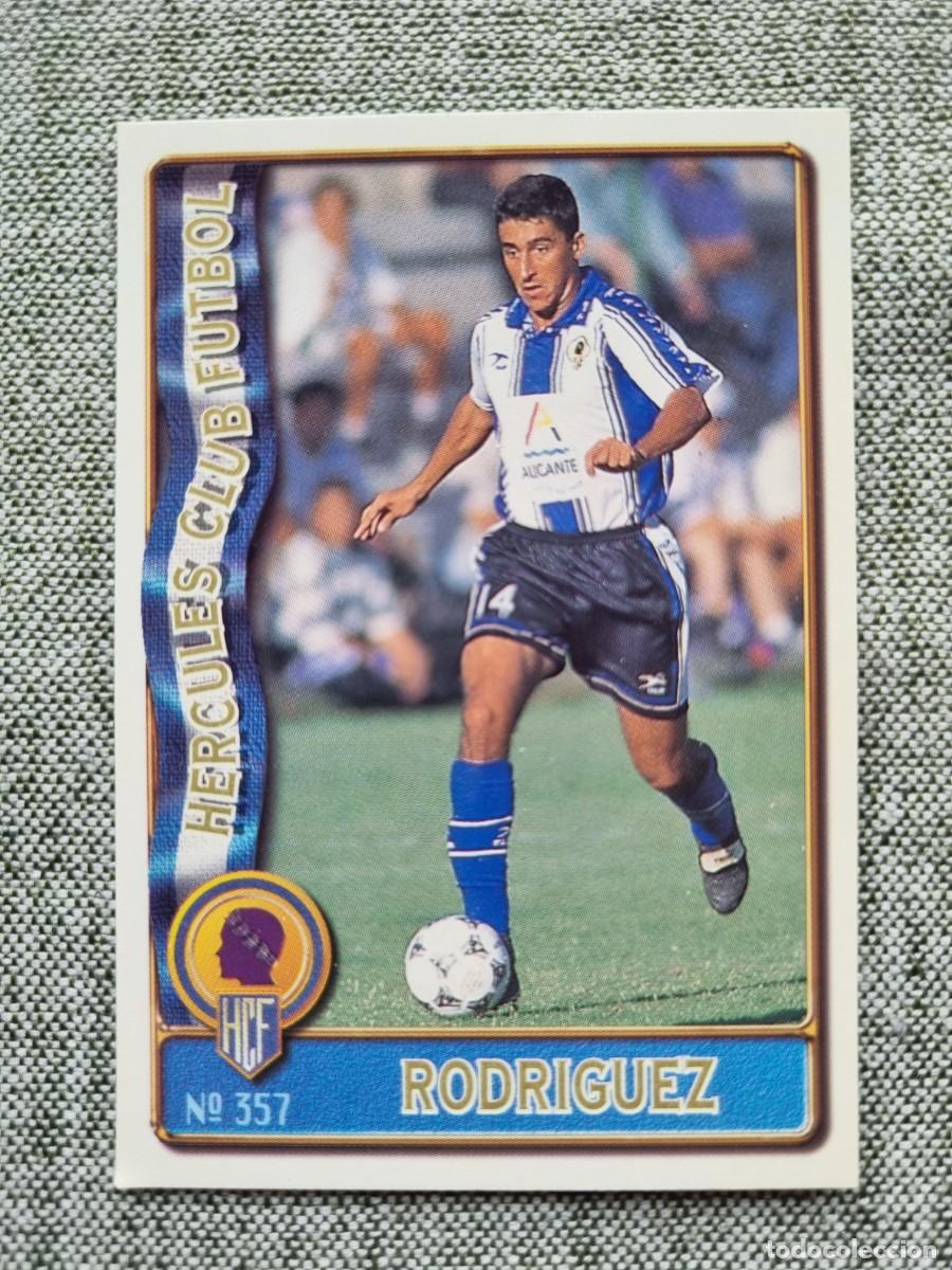 Cromos de f&uacute;tbol: 357 RODR&Iacute;GUEZ (H&eacute;rcules CF). Las Fichas de la Liga 1996 1997 96 97 (Mundicromo)