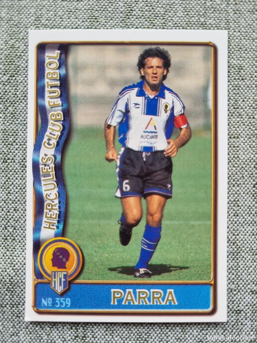 Cromos de f&uacute;tbol: 359 PARRA (H&eacute;rcules CF). Las Fichas de la Liga 1996 1997 96 97 (Mundicromo)