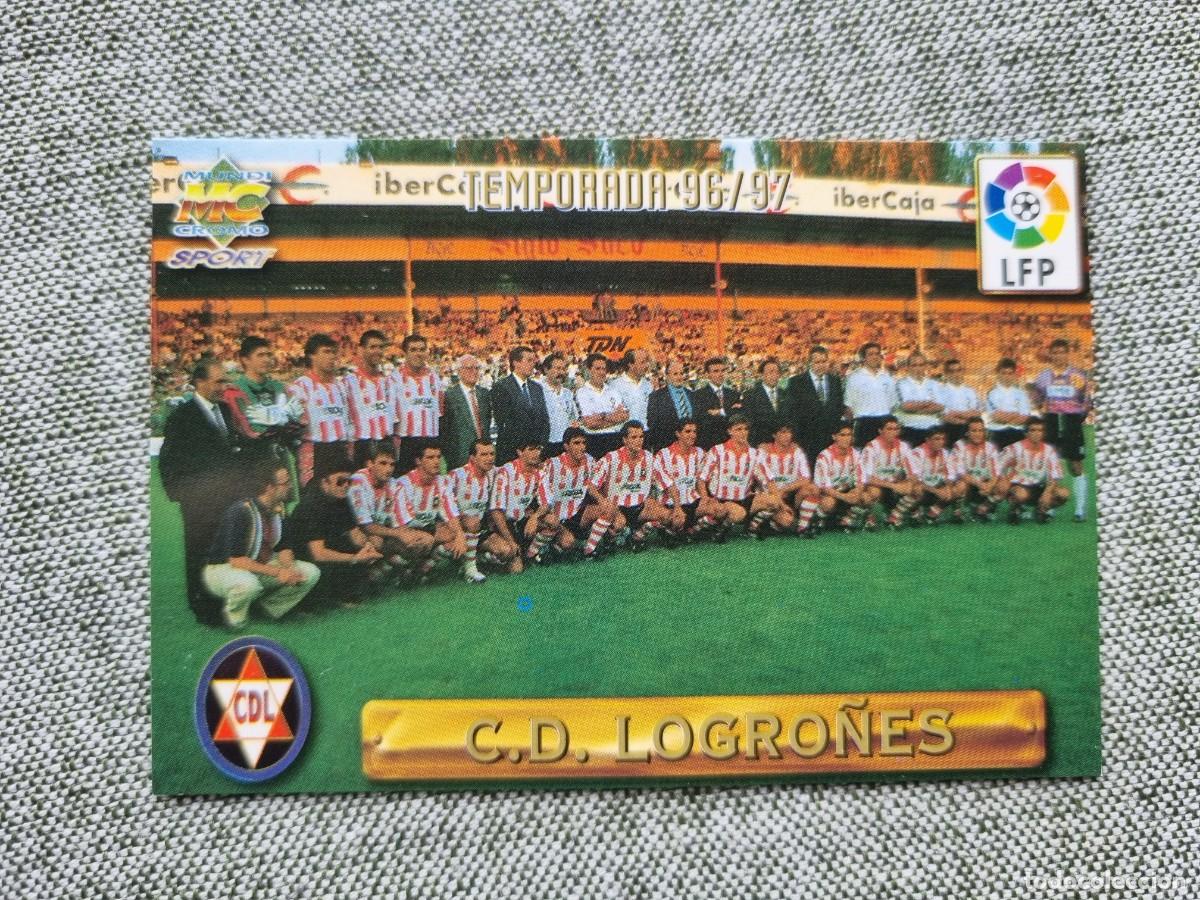 Fu&szlig;ball-Sticker: 361 PLANTILLA (CD Logro&ntilde;&eacute;s). Las Fichas de la Liga 1996 1997 96 97 (Mundicromo)