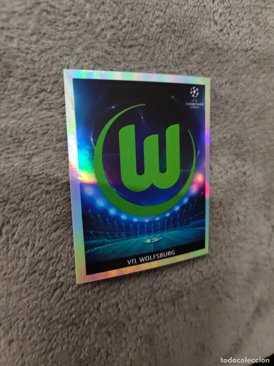Fu&szlig;ball-Sticker: 124 CHAMPIONS LEAGUE 09 10 PANINI ESCUDO LOGO VFL WOLFSBURG 2009 2010 UCL AAA