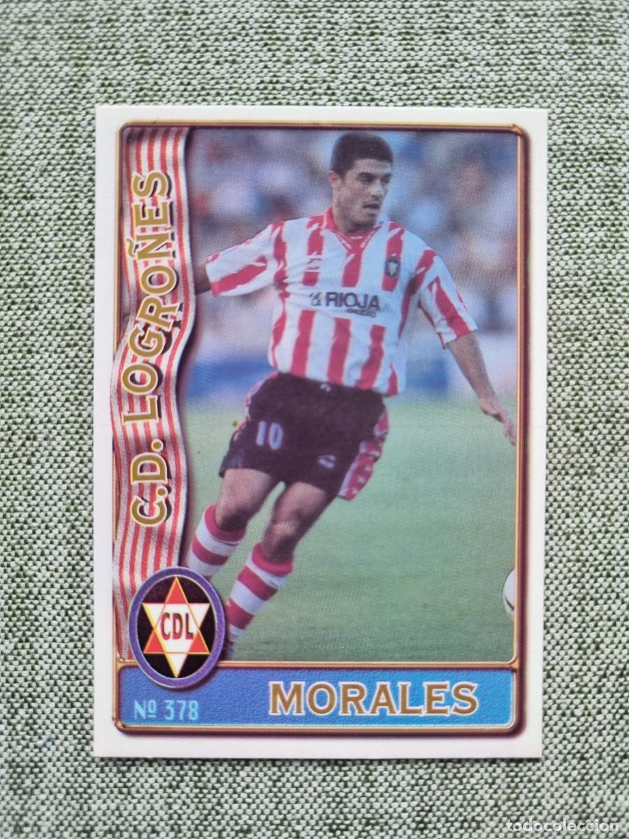 Fu&szlig;ball-Sticker: 378 MORALES (CD Logro&ntilde;&eacute;s). Las Fichas de la Liga 1996 1997 96 97 (Mundicromo)