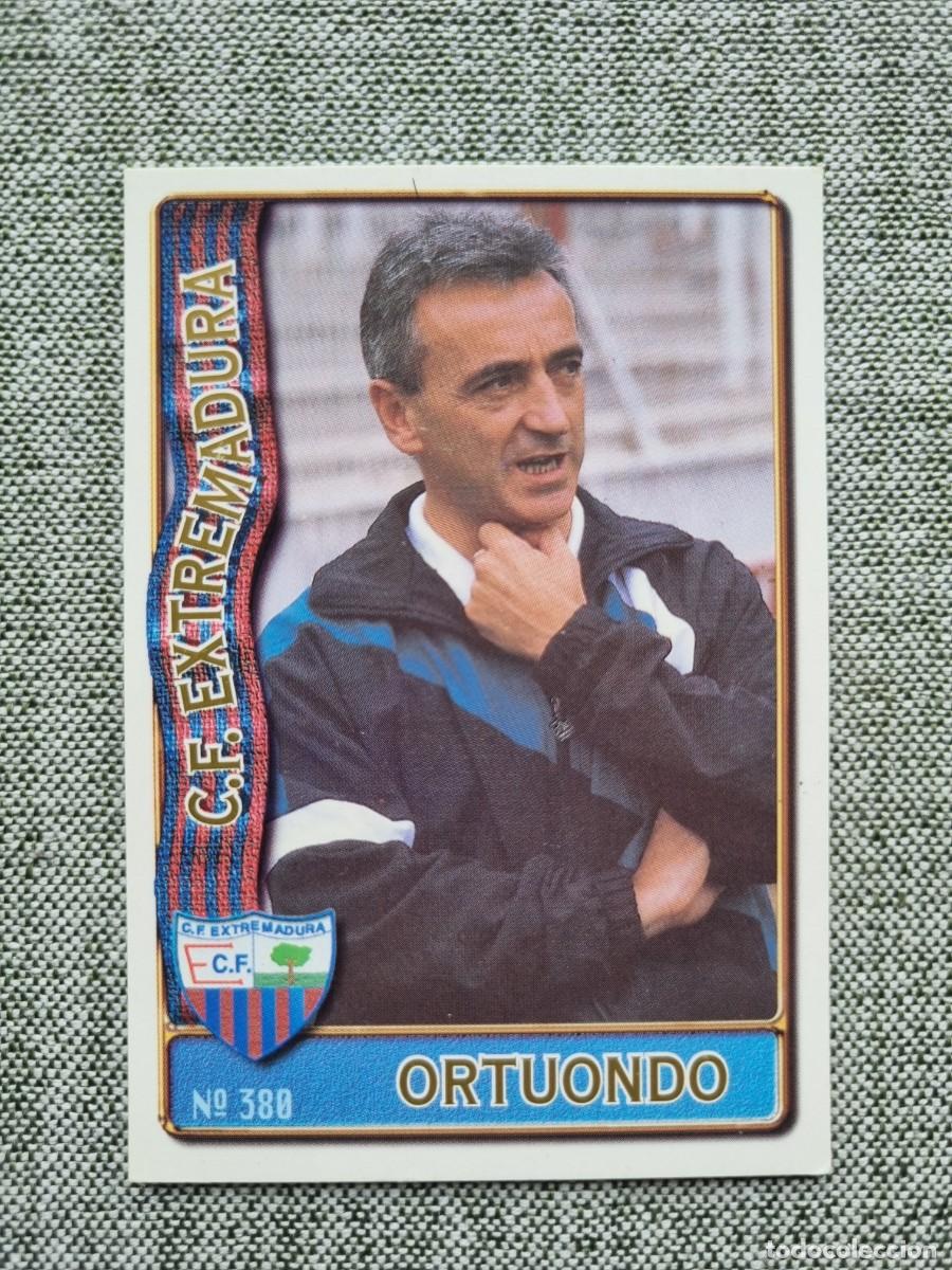 Cromos de Futebol: 380 ORTUONDO (CF Extremadura). Las Fichas de la Liga 1996 1997 96 97 (Mundicromo)