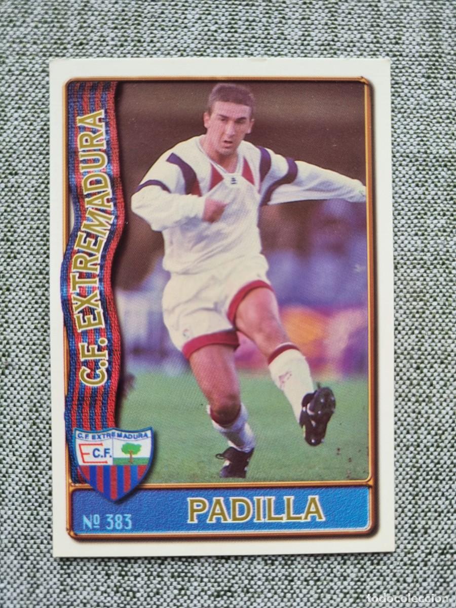 Cromos de Futebol: 383 PADILLA (CF Extremadura). Las Fichas de la Liga 1996 1997 96 97 (Mundicromo)