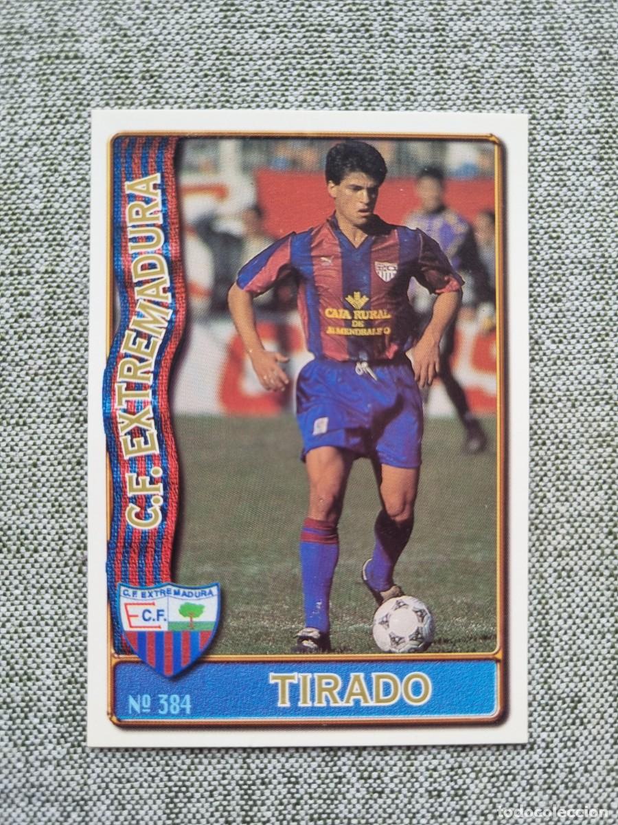 Cromos de Futebol: 384 TIRADO (CF Extremadura). Las Fichas de la Liga 1996 1997 96 97 (Mundicromo)