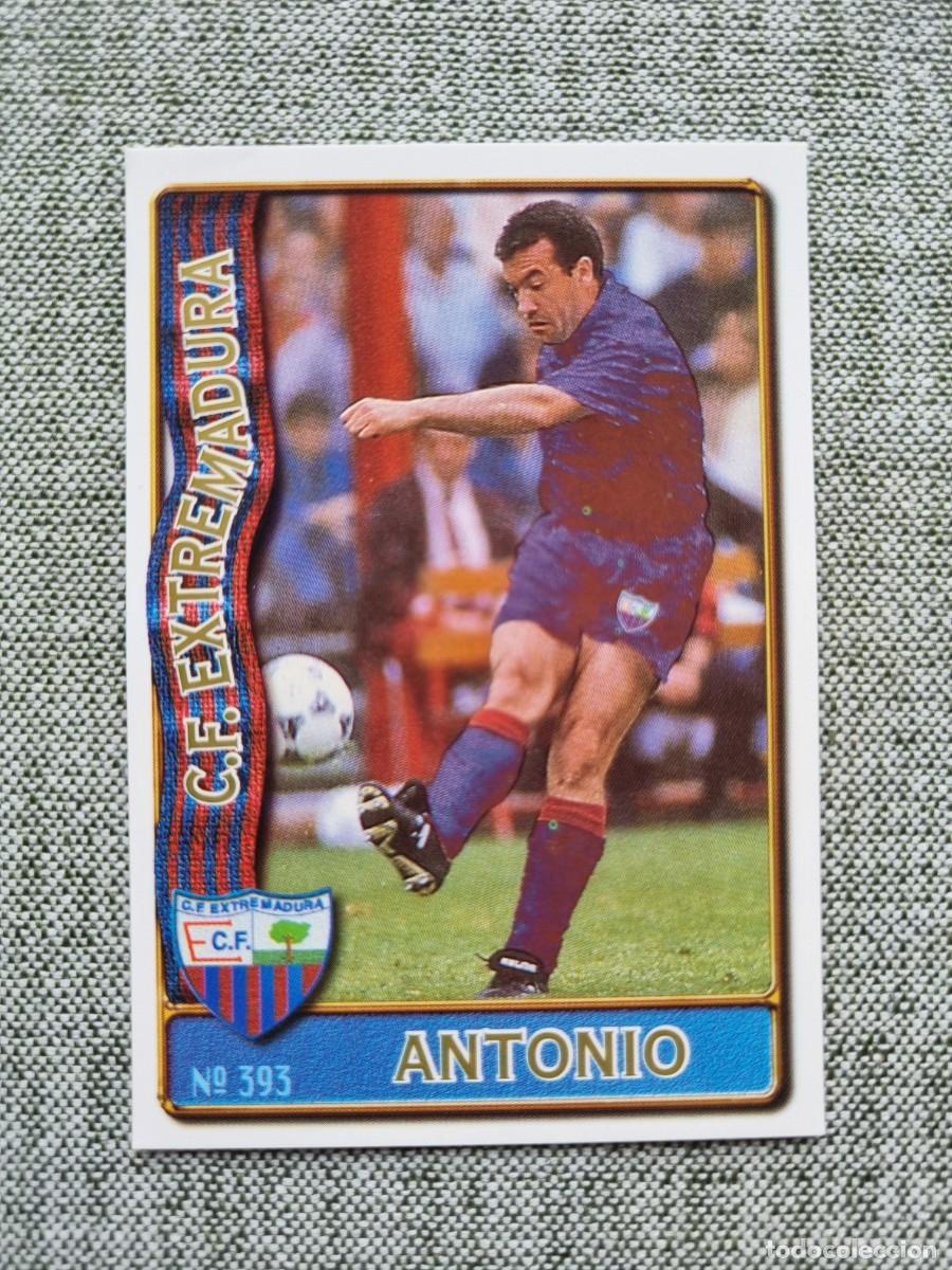 Cromos de Futebol: 393 ANTONIO (CF Extremadura). Las Fichas de la Liga 1996 1997 96 97 (Mundicromo)