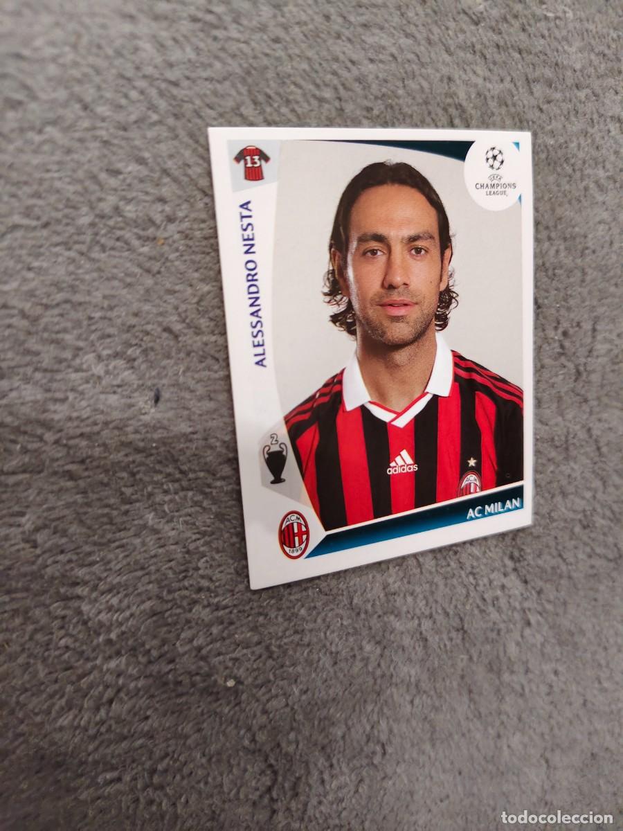 Figurine di Calcio: 143 CHAMPIONS LEAGUE 09 10 PANINI ALESSANDRO NESTA AC MILAN 2009 2010 UCL AAA