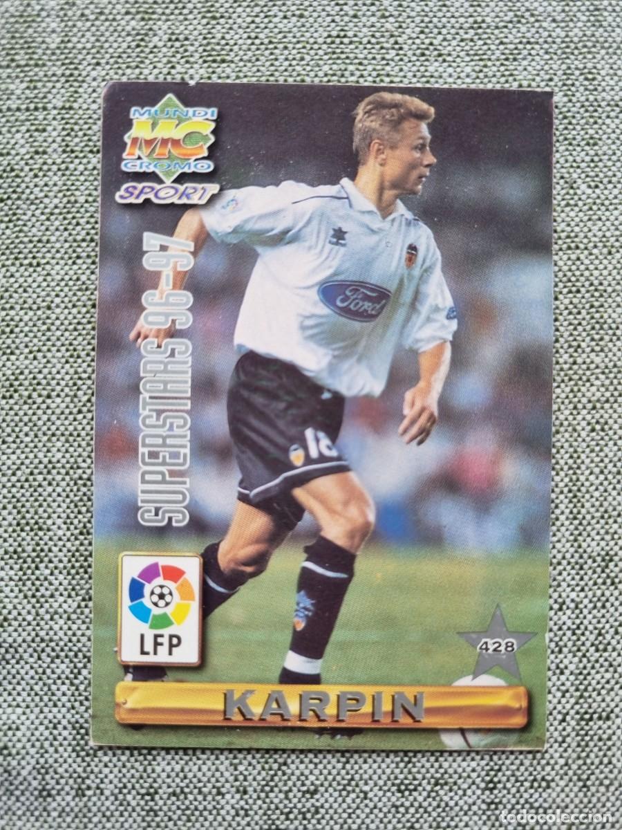 Cromos de Futebol: 428 KARPIN / VLAOVIC (Valencia CF). Las Fichas de la Liga 1996 1997 96 97 (Mundicromo)