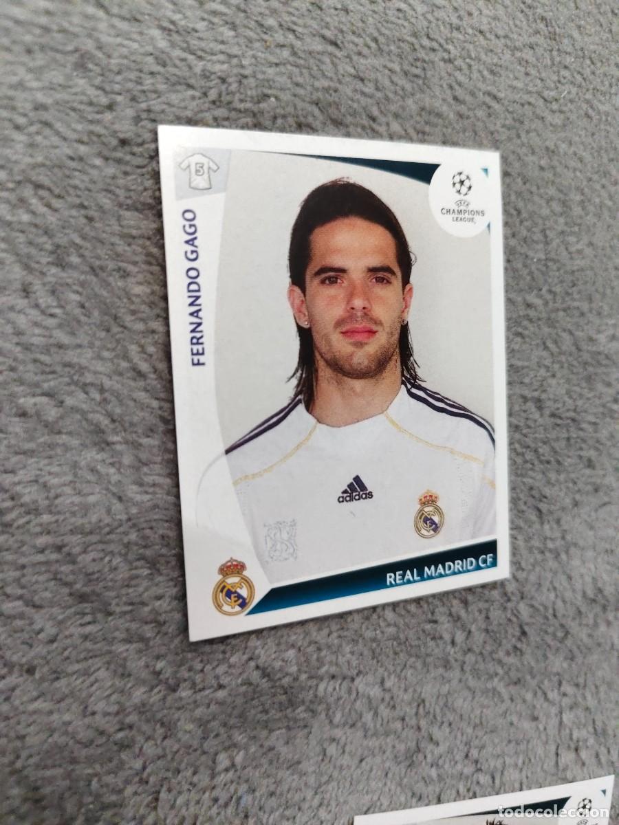 Cromos de f&uacute;tbol: 165 CHAMPIONS LEAGUE 09 10 PANINI FERNANDO GAGO REAL MADRID CF 2009 2010 UCL AAA