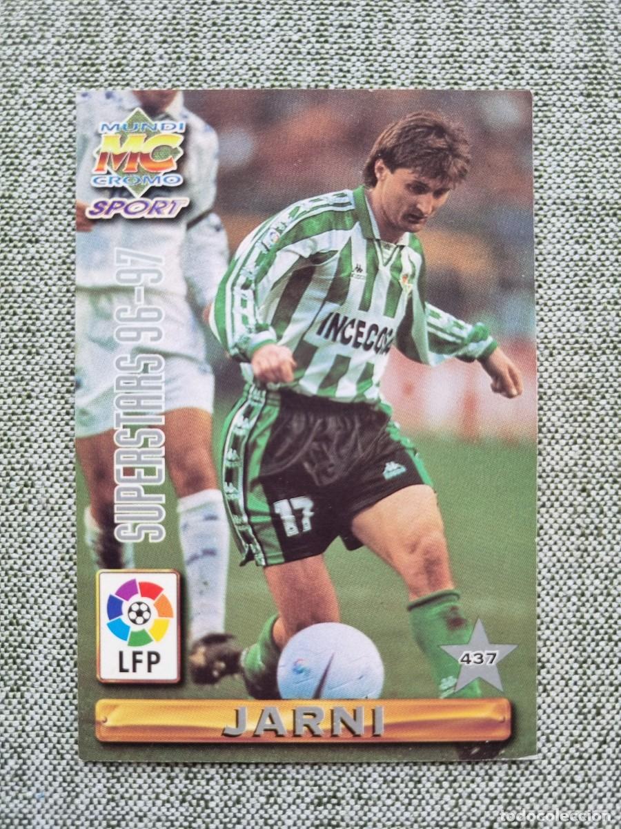 Cromos de f&uacute;tbol: 437 JARNI / FINIDI (Real Betis). Las Fichas de la Liga 1996 1997 96 97 (Mundicromo)