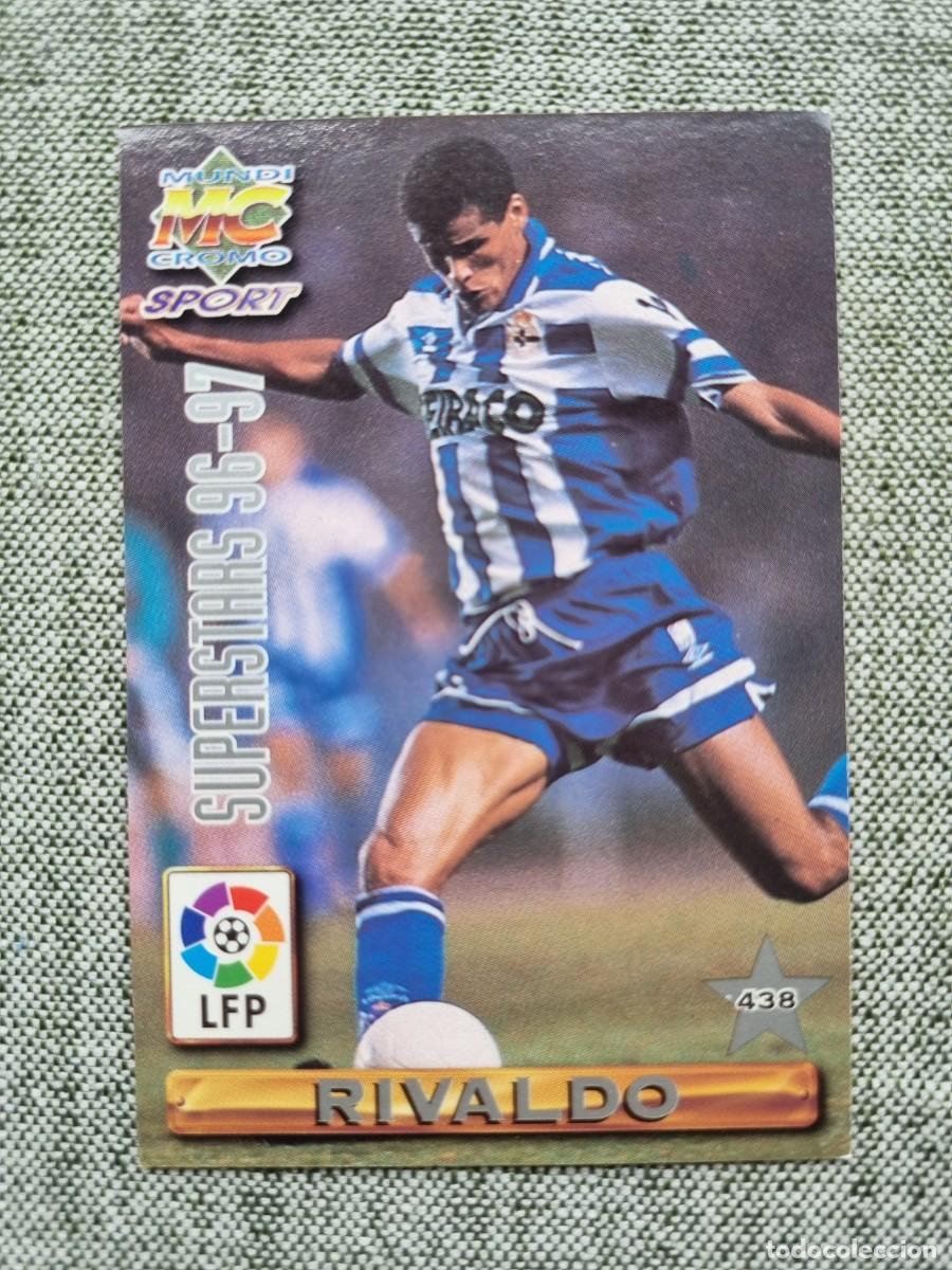 Cromos de f&uacute;tbol: 438 MARTINS / RIVALDO (Deportivo La Coru&ntilde;a). Las Fichas de la Liga 1996 1997 96 97 (Mundicromo)