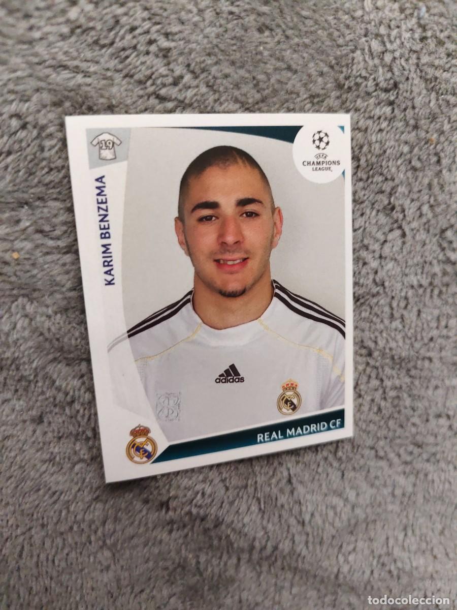 Cromos de f&uacute;tbol: 172 CHAMPIONS LEAGUE 09 10 PANINI KARIM BENZEMA REAL MADRID CF 2009 2010 UCL AAA