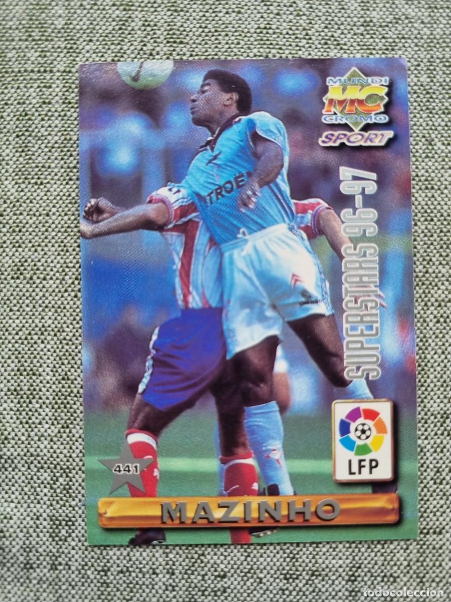 Cromos de f&uacute;tbol: 441 MAZINHO / EUSEBIO (Celta de Vigo). Las Fichas de la Liga 1996 1997 96 97 (Mundicromo)